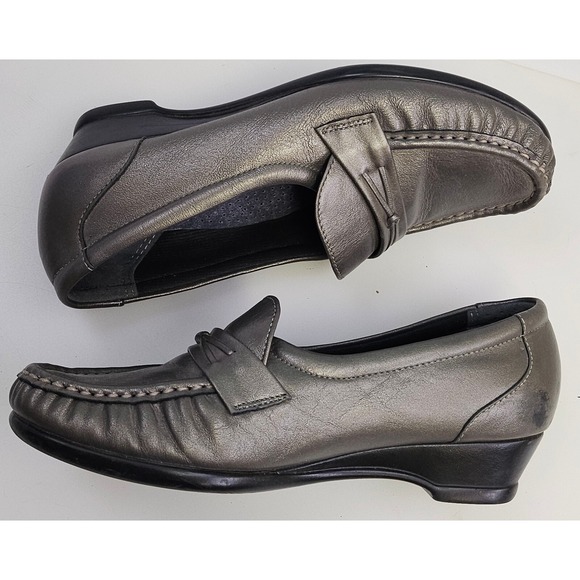 SAS Tripad Comfort Slip On Shoes Loafers Leather Upper Womens Size 5.5W *Read* - Picture 4 of 12